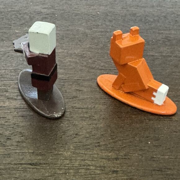 Minecraft Jada Nano Metal Miniature Figures Lot of 7 Die Cast 1.65” Collectible - Picture 10 of 15